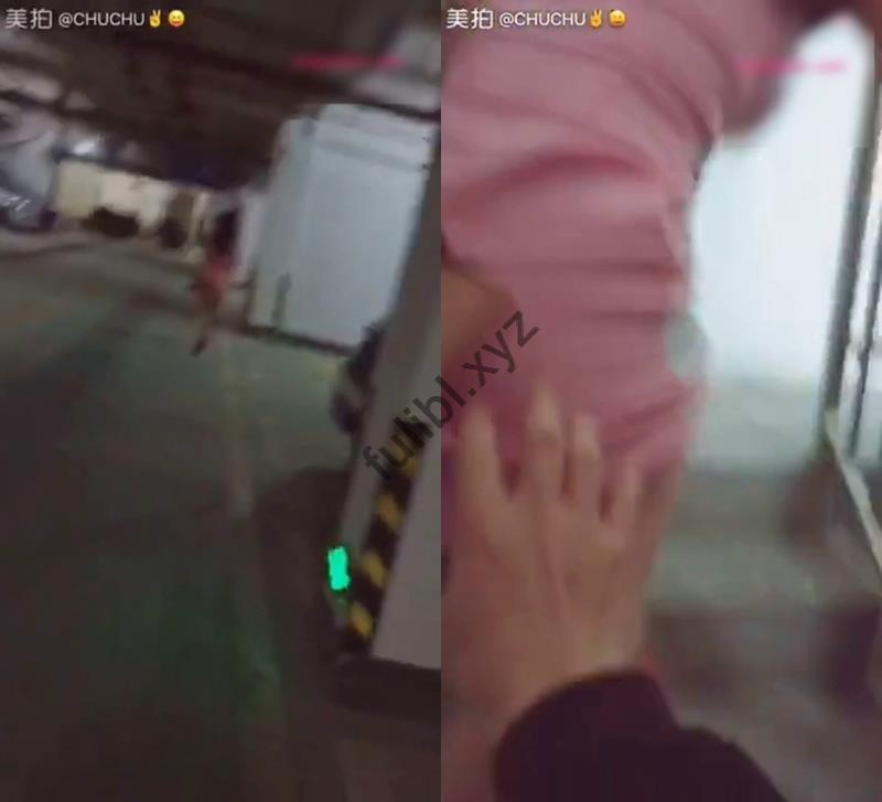 尾随穿着性感的停车女郎跟踪到楼梯口趁机暴力强J[1V/409M]
