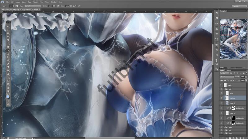 H神级画师@Sakimi Chan PS绘画教程[10V/5.23G]