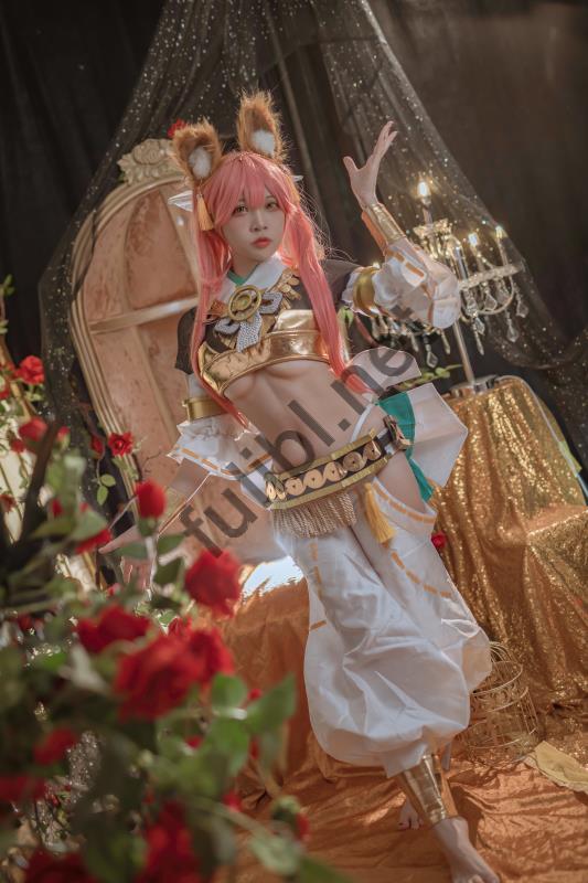 高质量coser@二佐Nisa - 碧蓝大凤旗袍+玉藻前神话礼装[61P/627M]