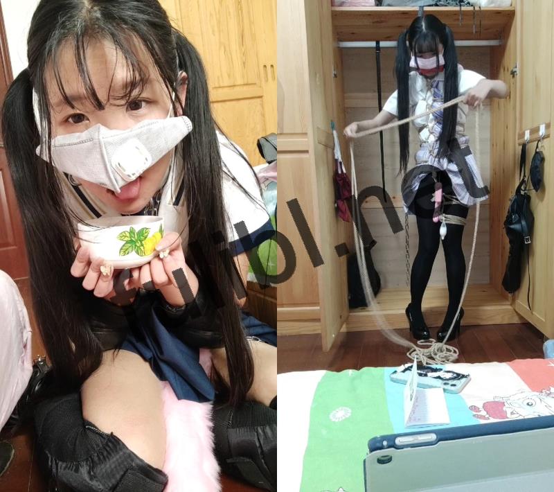 萌新捆绑教学片 网红@冷酱与贝娘 自束作品合集[6V/15.1G]