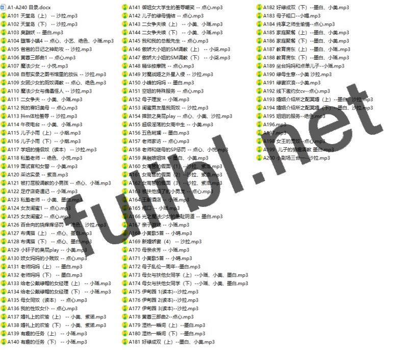 步非烟工作室出品 有声小说系列最新作品合集[截至22.12.20][324MP3/23.6G]