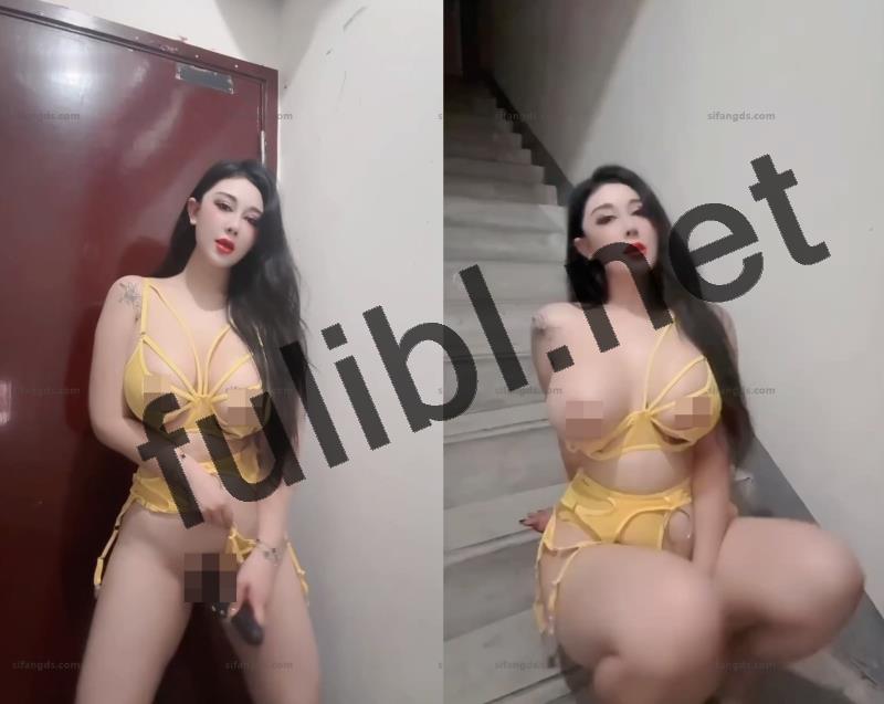 抖音巨乳模特网红@芷仪g宝 - 沐浴+楼道[2V/124M]